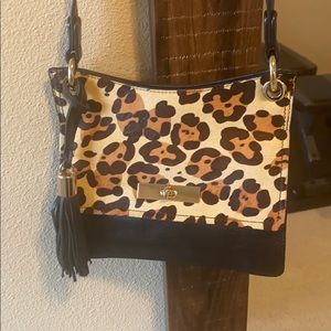 🌟 Rachel Roy Leopard Print Purse Cross Body